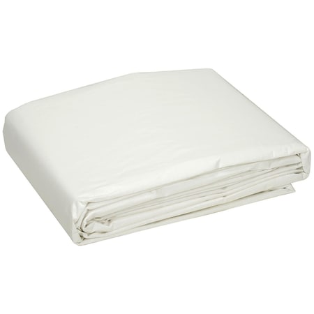 Global Industrial Medium Duty Tarp, 40 ft x 20 in, 12, White, Polyethylene 298570